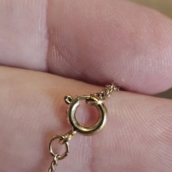 Vintage Avon June Rose Necklace Pendant Gold Tone Chain 1980 Heritage Collection - Picture 4 of 7